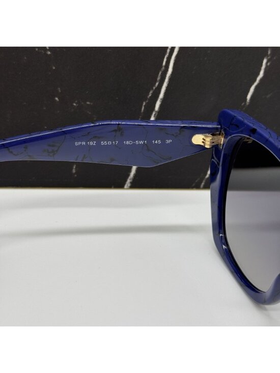NEW PRADA PR19ZS 18D5W1 SUNGLASSES PR 19ZS 18D5W1 BLUE WOMEN OVERSIZED SPR 19Z main image 2
